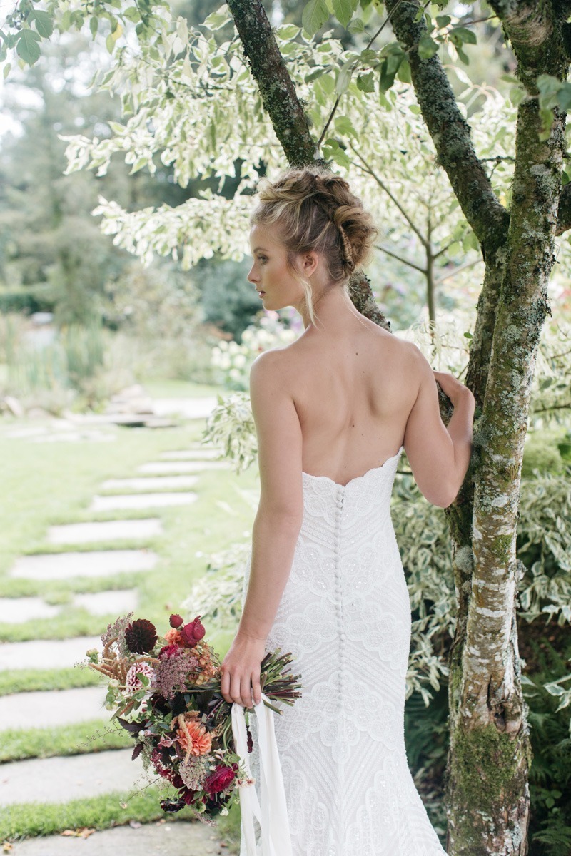 bride and bouquet